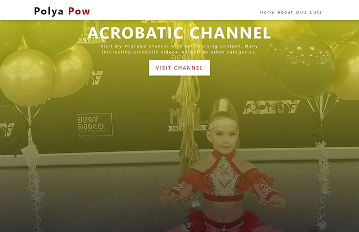 Polya Pow Landing Page